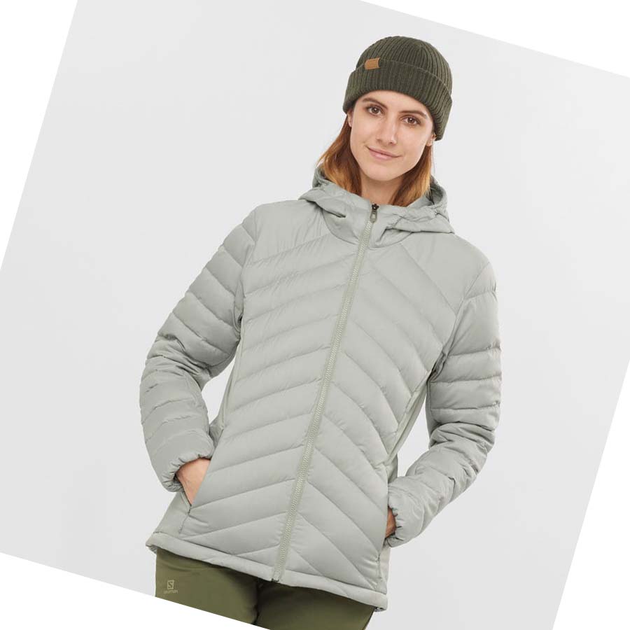 Chaquetas Salomon ESSENTIAL XWARM DOWN INSULATED Mujer Blancos | MX 2445MQZ